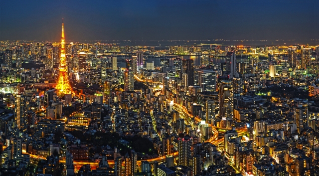 東京タワーと夜景
